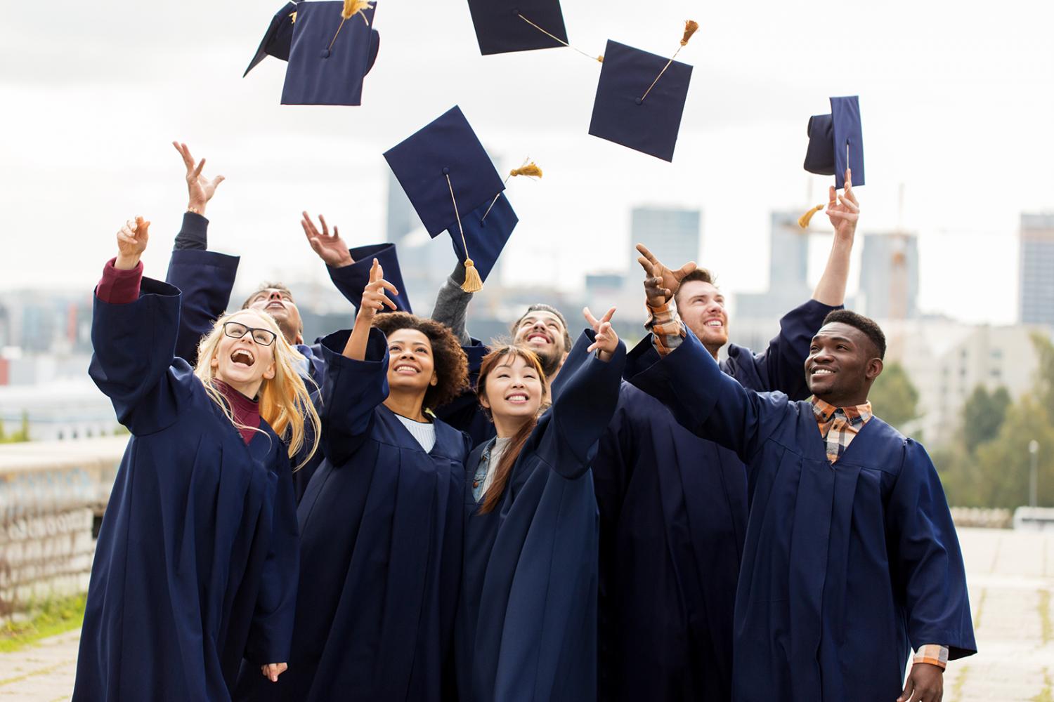 happy students